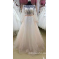 2017 Sweetheart Long Sleeve Cheap Hot Sale Champagne Ball Gown Wedding Dress